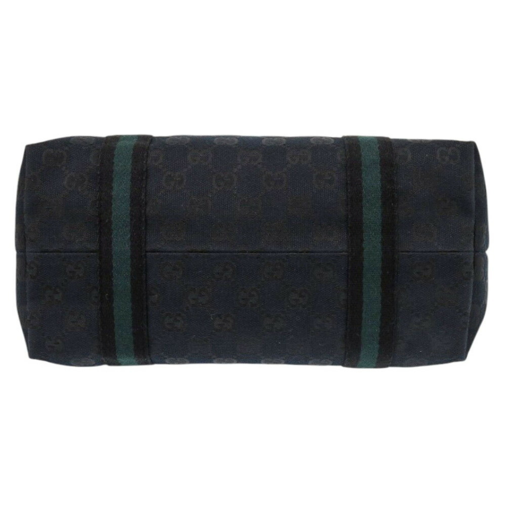 GUCCI Authentic Black Canvas Tote Bag - Picture 6 of 10